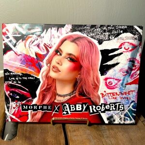 NIB Morphe X Abby Roberts The Artcasts Palette NEW Colorful Quality Pigment GLAM